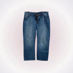 Lucky Jean's mens blue straight leg denim jeans | Sz 33